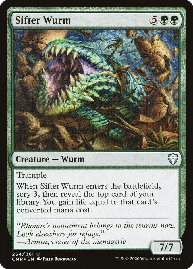 Image for Sifter Wurm (254) (Commander Legends) - Magic: The Gathering