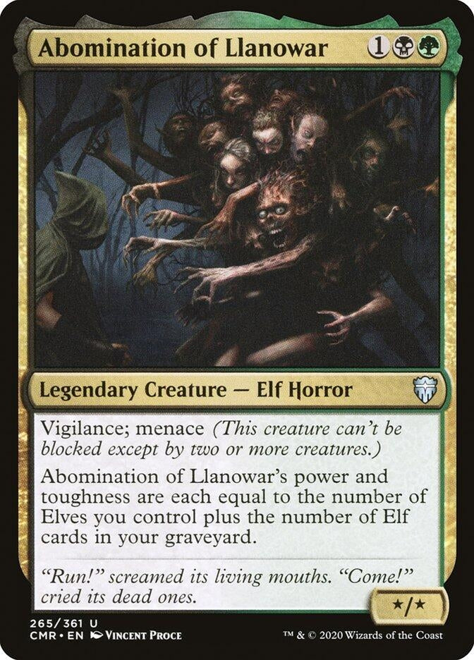 Abomination of Llanowar (265) (Commander Legends)