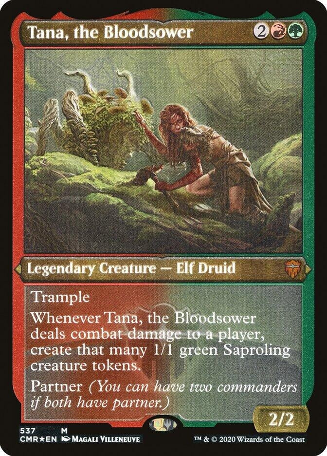 Tana, the Bloodsower (Foil Etched) (537) (Commander Legends)