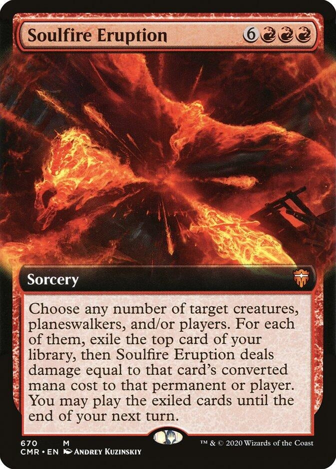 Soulfire Eruption (Extended Art) (670) (Commander Legends)