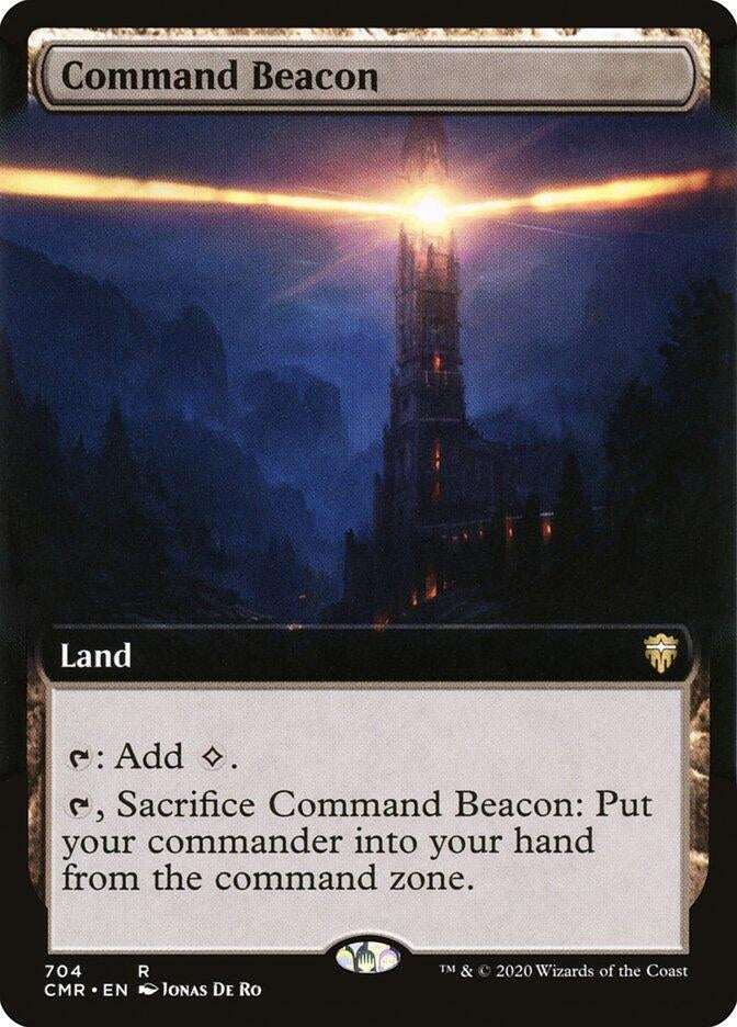 Command Beacon (Extended Art) (704) (Commander Legends)