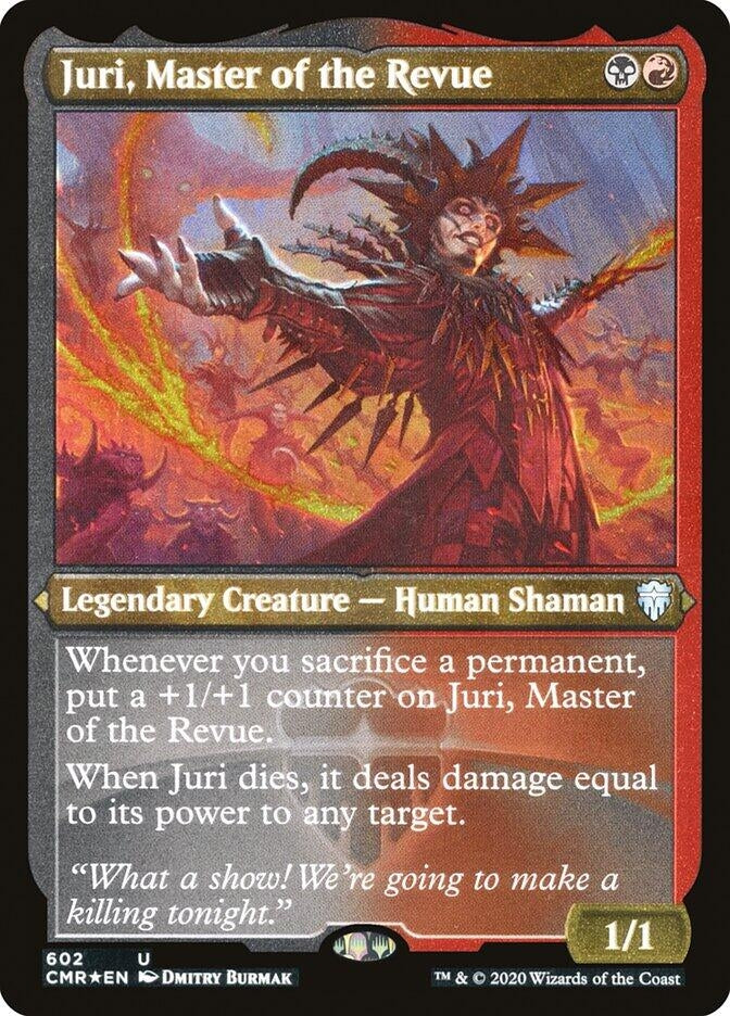 Juri, Master of the Revue (Foil Etched) (602) (Commander Legends)