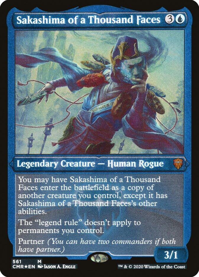 Sakashima of a Thousand Faces (Foil Etched) (561) (Commander Legends)