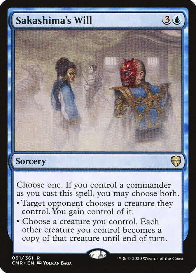 Image for Sakashima's Will (91) (Commander Legends) - Magic: The Gathering