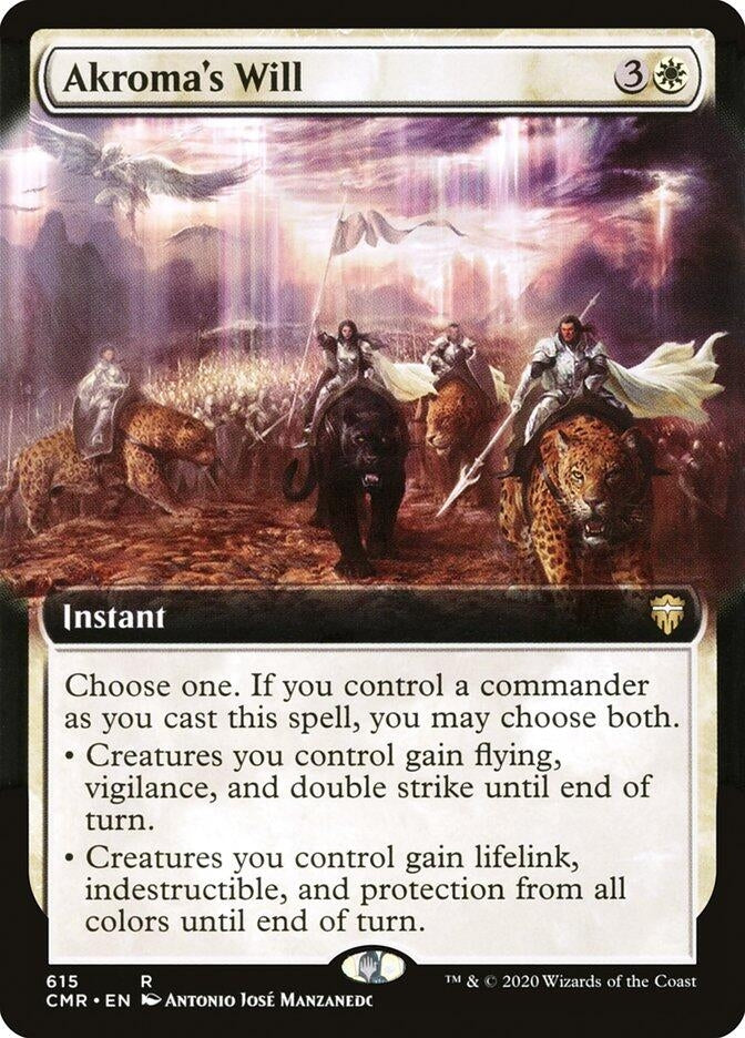 Akroma's Will (Extended Art) (615) (Commander Legends)