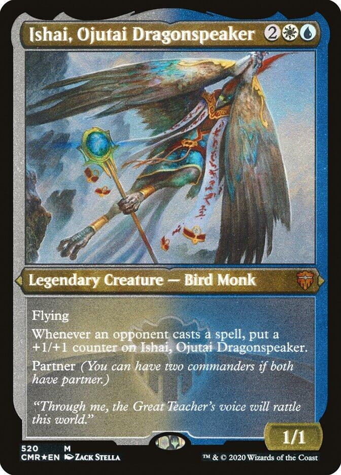 Ishai, Ojutai Dragonspeaker (Foil Etched) (520) (Commander Legends)