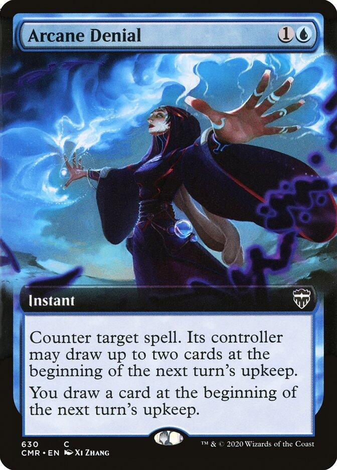 Arcane Denial (Extended Art) (630) (Commander Legends)