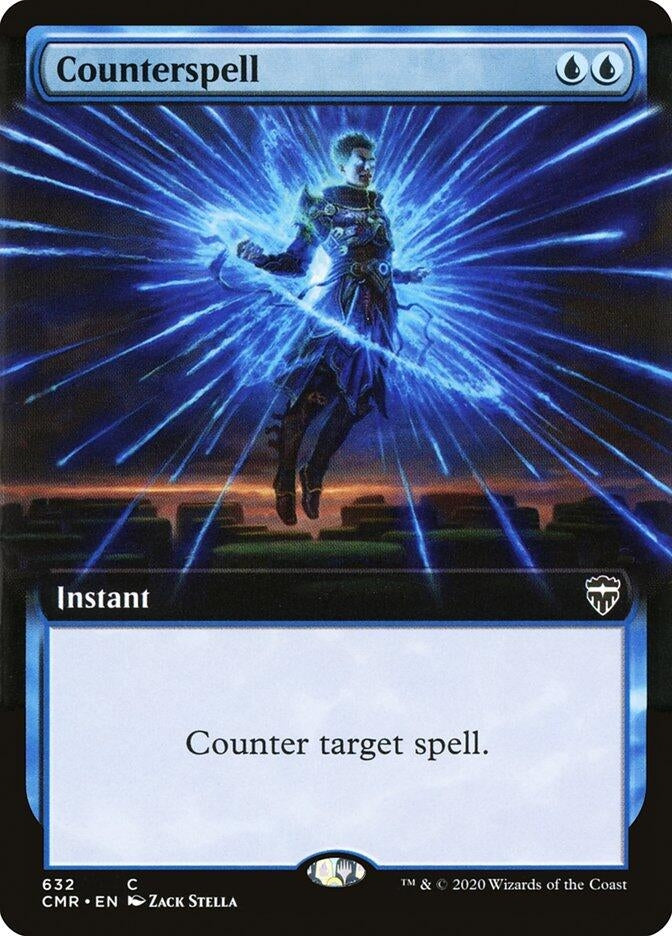 Counterspell (Extended Art) (632) (Commander Legends)