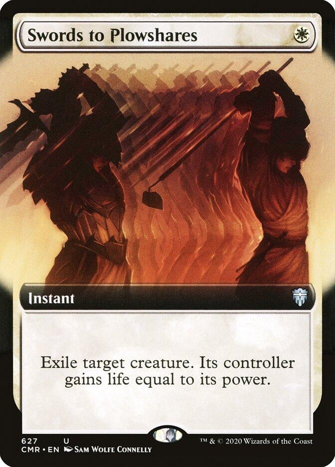 Swords to Plowshares (Extended Art) (627) (Commander Legends)