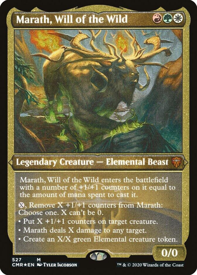 Marath, Will of the Wild (Foil Etched) (527) (Commander Legends)