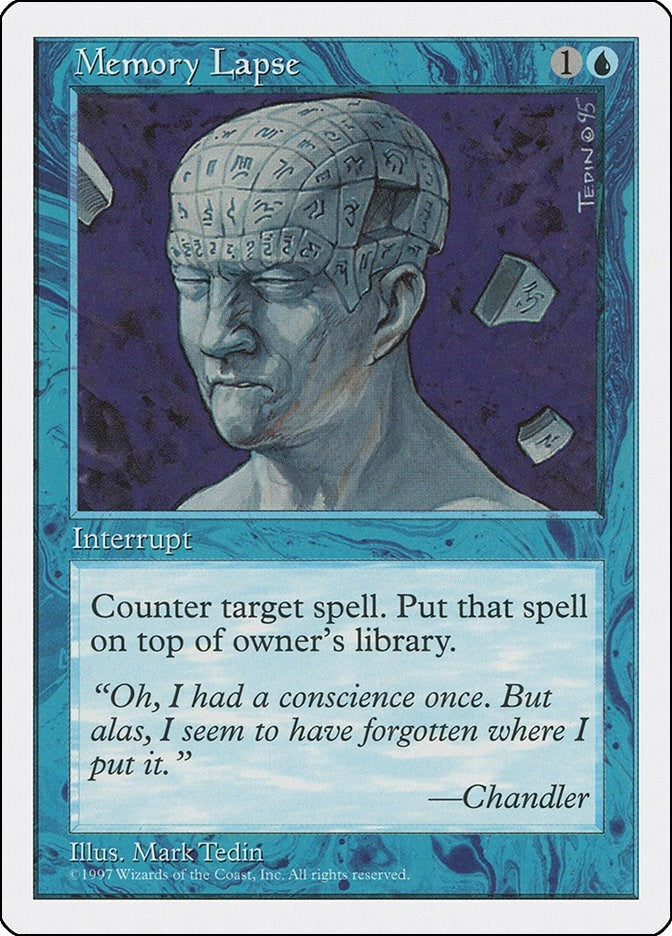 Memory Lapse (Fifth Edition)