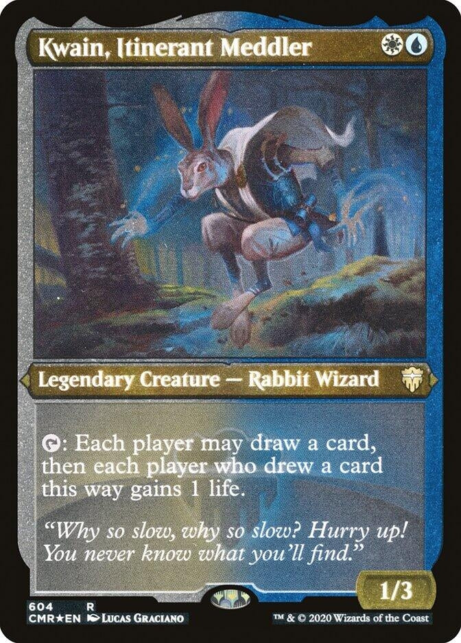 Kwain, Itinerant Meddler (Foil Etched) (604) (Commander Legends)
