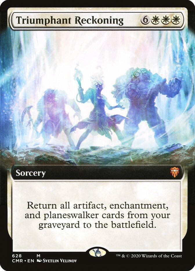 Triumphant Reckoning (Extended Art) (628) (Commander Legends)