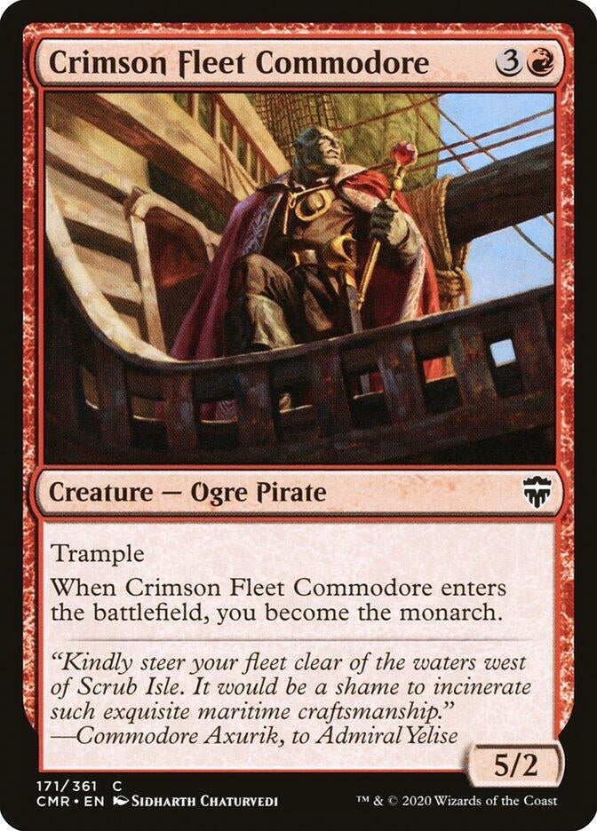 Image for Crimson Fleet Commodore (171) (Commander Legends) - Magic: The Gathering