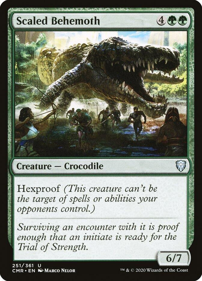 Image for Scaled Behemoth (251) (Commander Legends) - Magic: The Gathering