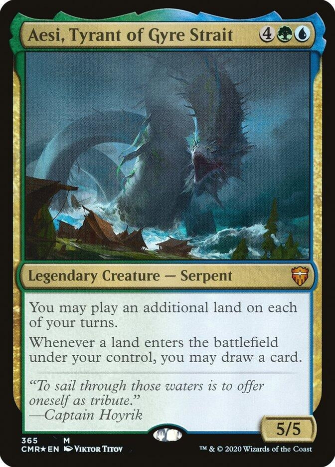 Aesi, Tyrant of Gyre Strait (365) (Commander Legends)