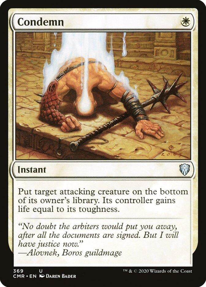 Image for Condemn (369) (Commander Legends) - Magic: The Gathering