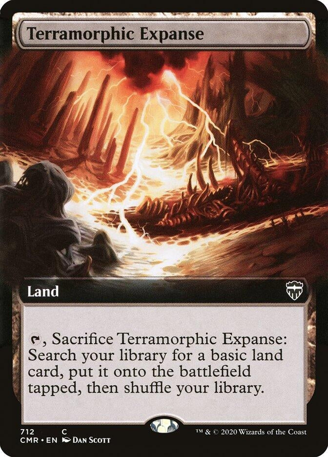 Terramorphic Expanse (Extended Art) (712) (Commander Legends)