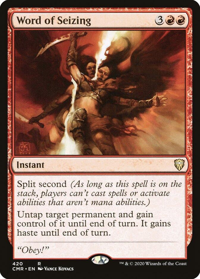 Image for Word of Seizing (420) (Commander Legends) - Magic: The Gathering
