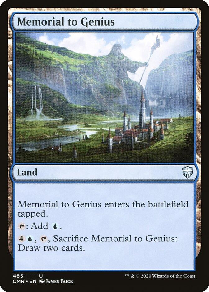 Memorial to Genius (485) (Commander Legends)