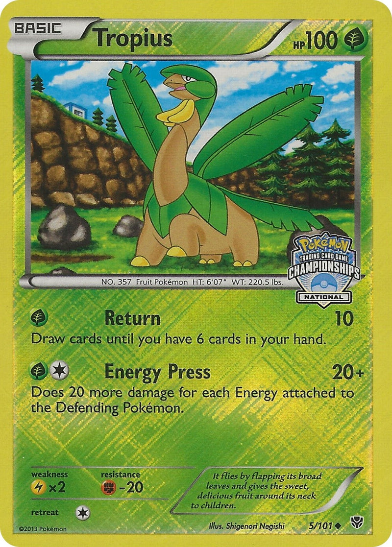 Image for Tropius - 5/101 (National Championships) (005/101) (League & Championship Cards) - Pokemon