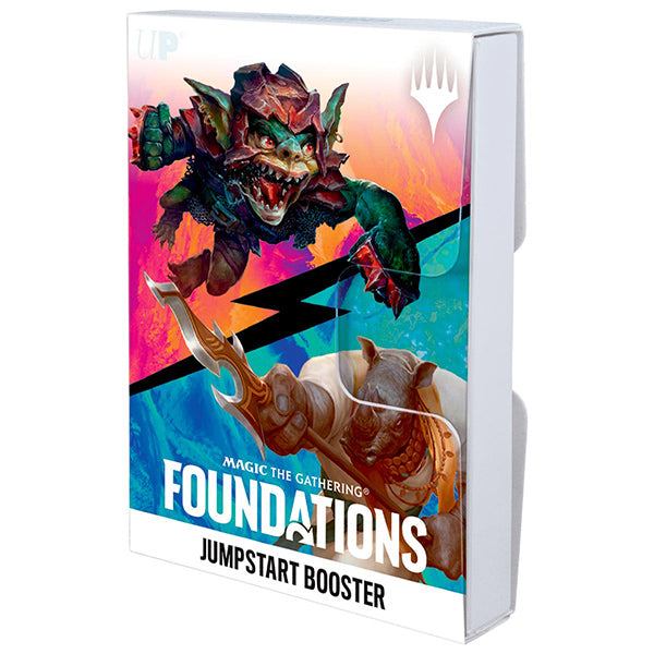 Box: MTG- Foundations- 15+ Card Box- Battlecry Goblin/Faithful Pikemaster (3-Pack)