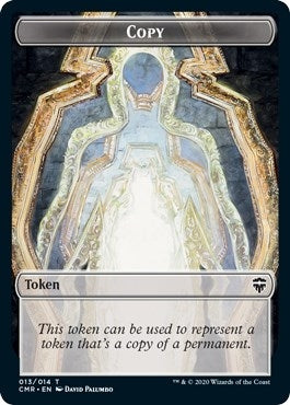 Copy // Horror Double-Sided Token (13 // 10) (Commander Legends)