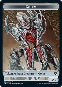 Golem // Thrull Double-Sided Token (9 // 5) (Commander Legends)