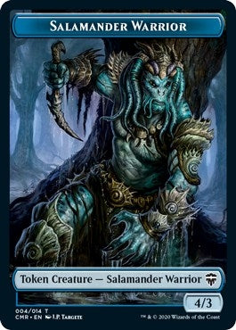 Salamander Warrior // Zombie Double-Sided Token (4 // 6) (Commander Legends)