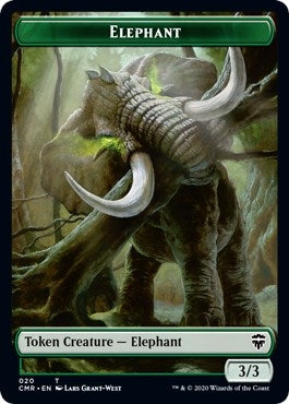 Elephant // Soldier Double-Sided Token (20 // 16) (Commander Legends)