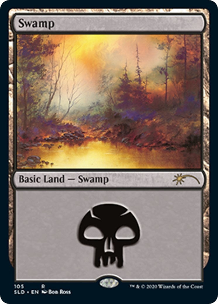 Swamp (105) (Bob Ross) (105) (Secret Lair Drop Series)
