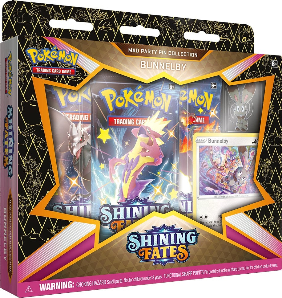 Image for Shining Fates Mad Party Pin Collection [Bunnelby] - Pokemon