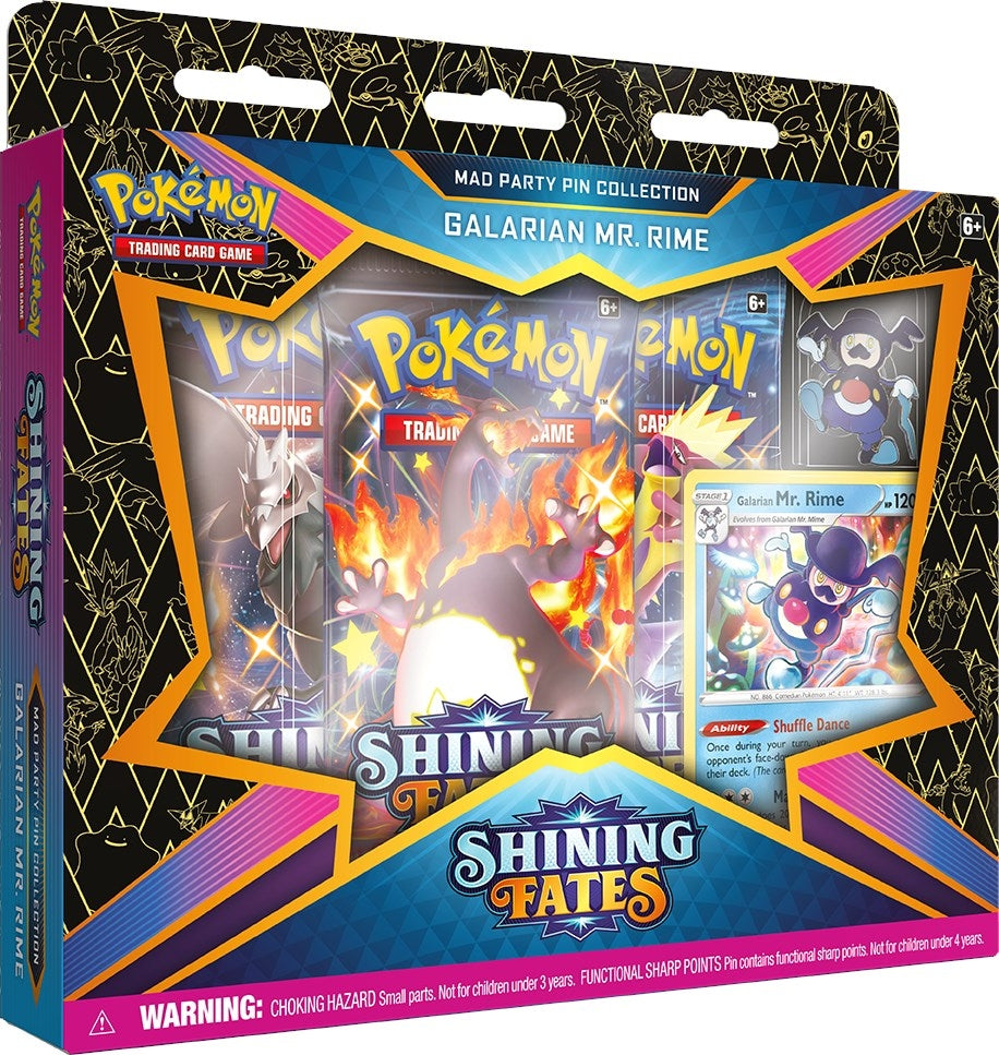 Image for Shining Fates Mad Party Pin Collection [Galarian Mr. Rime] - Pokemon