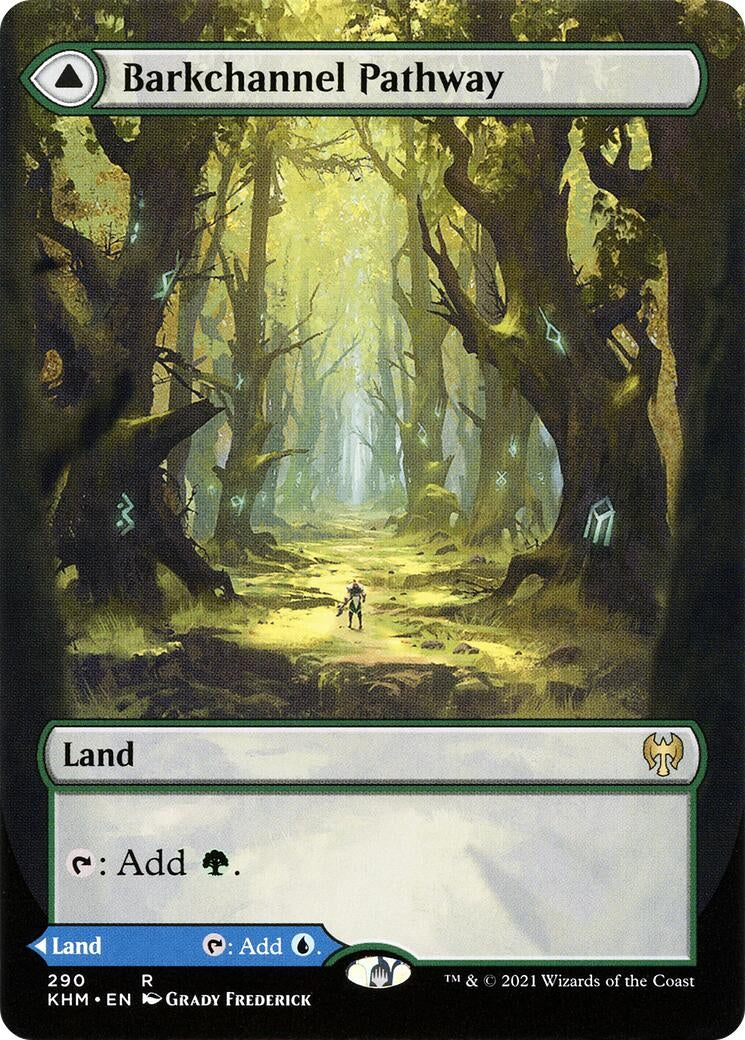 Barkchannel Pathway (Borderless) (290) (Kaldheim)