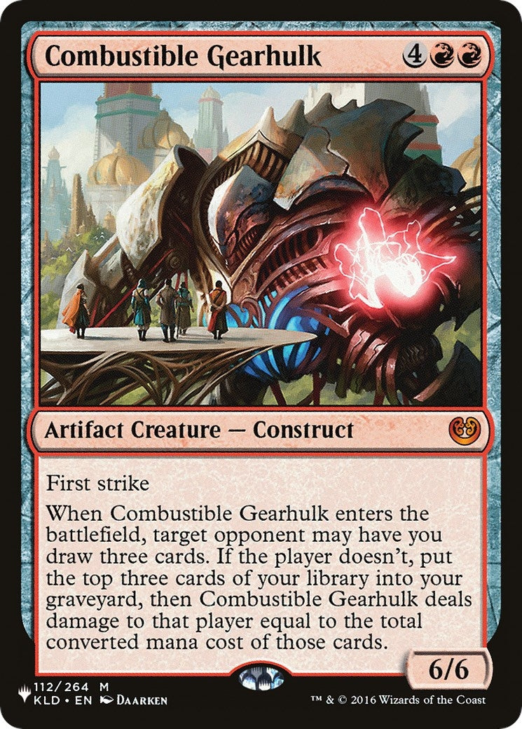 Combustible Gearhulk (112/264) (The List Reprints)