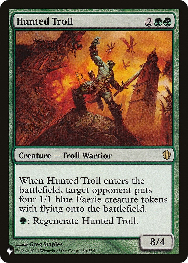 Hunted Troll (150/356) (The List Reprints)