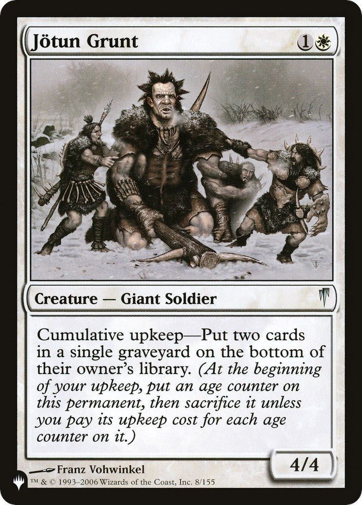 Jotun Grunt (8/155) (The List Reprints)