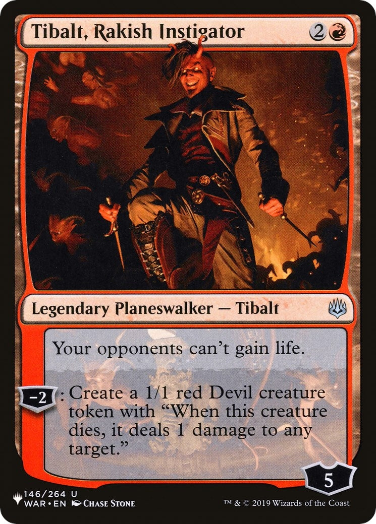Tibalt, Rakish Instigator (146/264) (The List Reprints)
