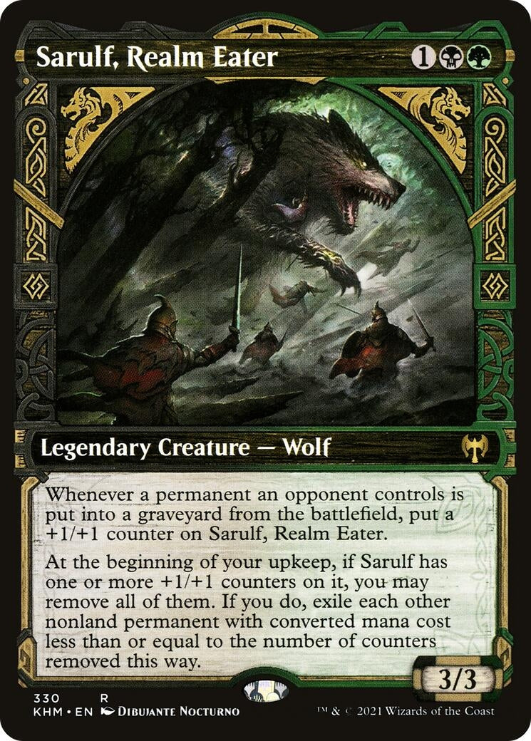 Sarulf, Realm Eater (Showcase) (330) (Kaldheim)