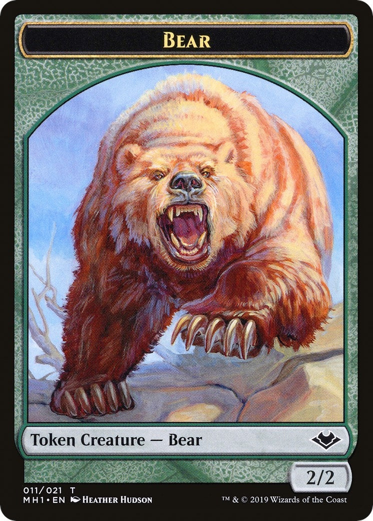 Bear // Spirit Double-Sided Token (11 // 16) (Modern Horizons)
