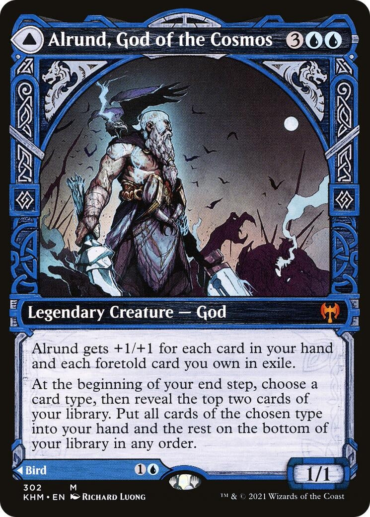 Alrund, God of the Cosmos (Showcase) (302) (Kaldheim)