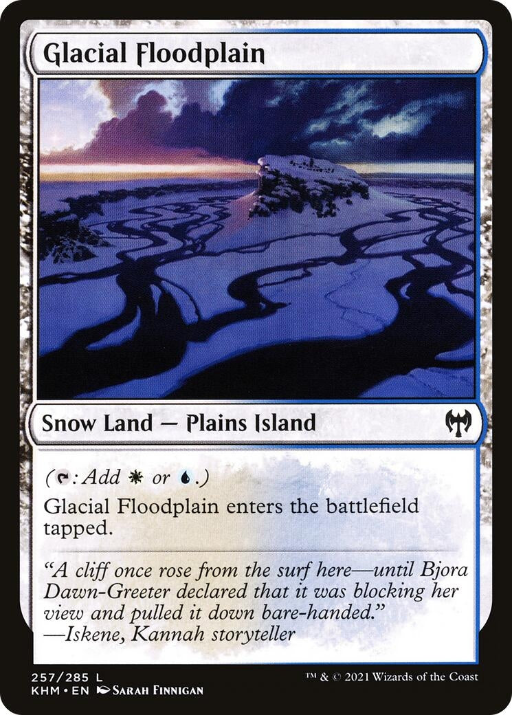 Glacial Floodplain (257) (Kaldheim)