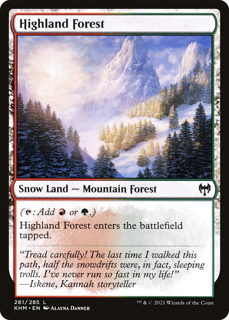 Highland Forest (261) (Kaldheim)