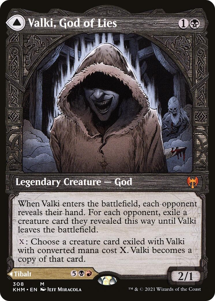 Valki, God of Lies (Showcase) (308) (Kaldheim)