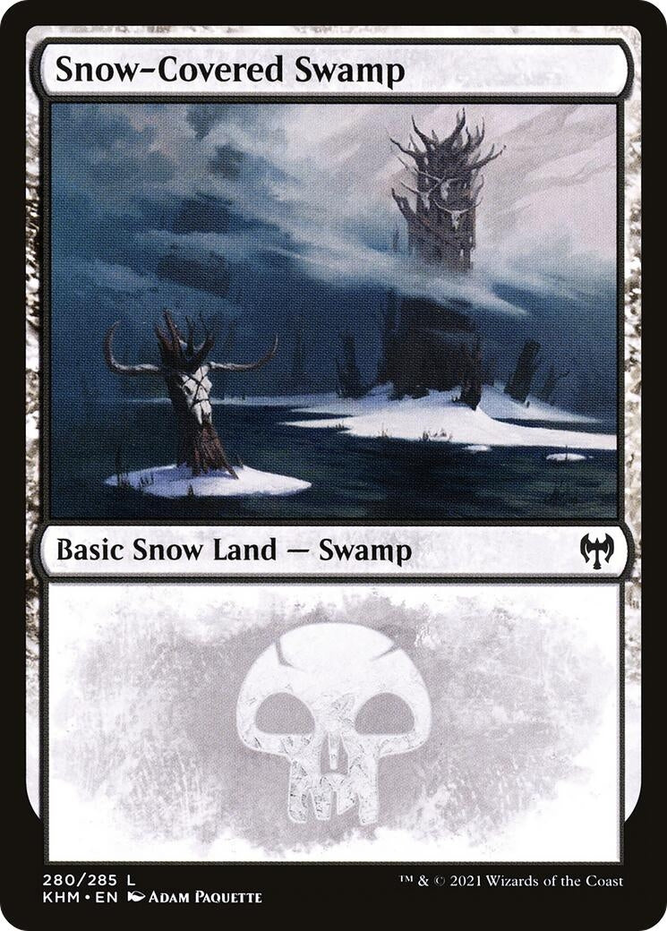 Snow-Covered Swamp (280) (280) (Kaldheim)