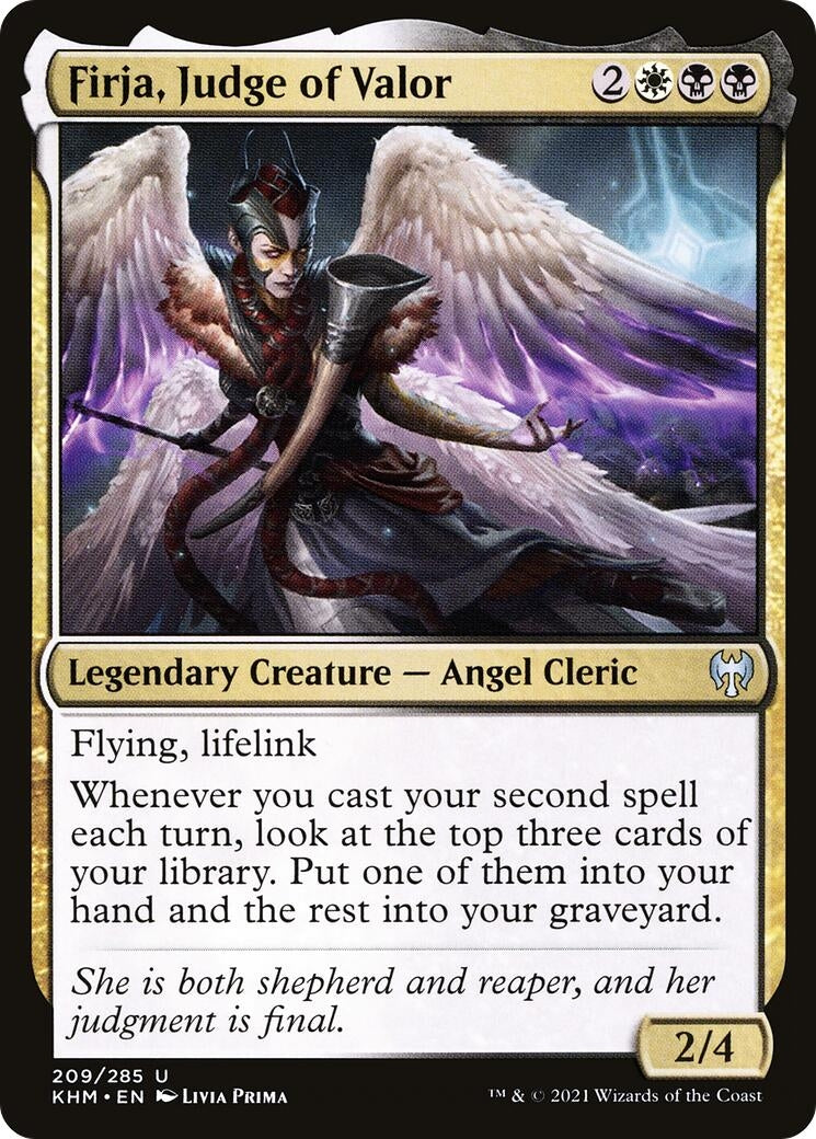Firja, Judge of Valor (209) (Kaldheim)