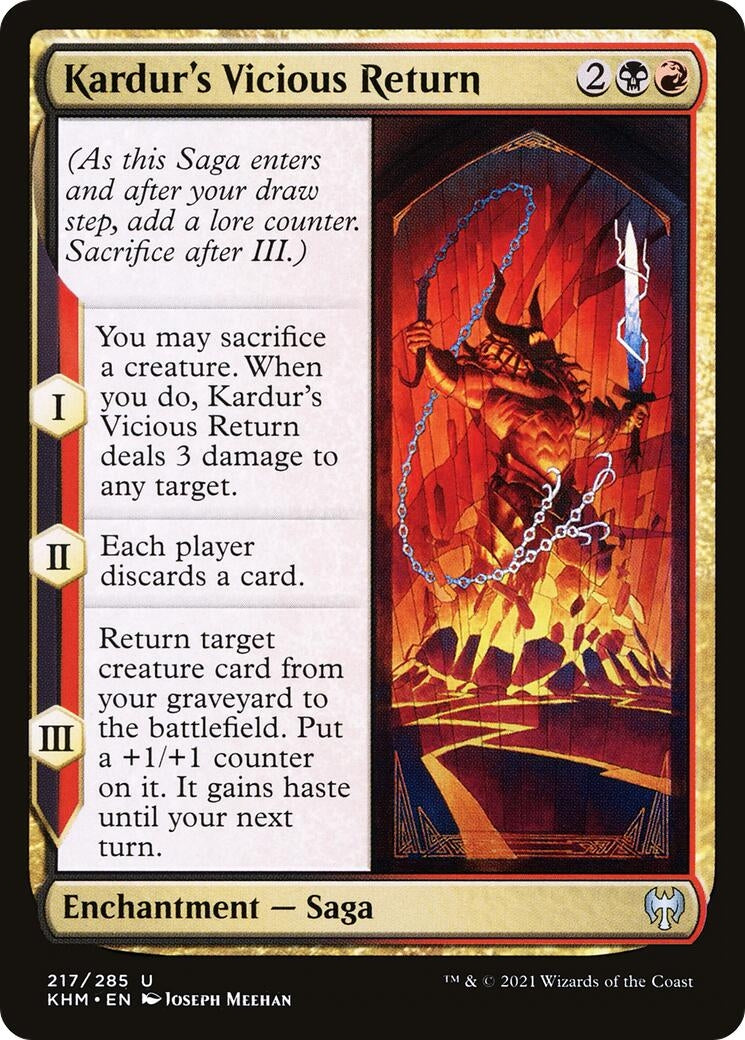 Kardur's Vicious Return (217) (Kaldheim)