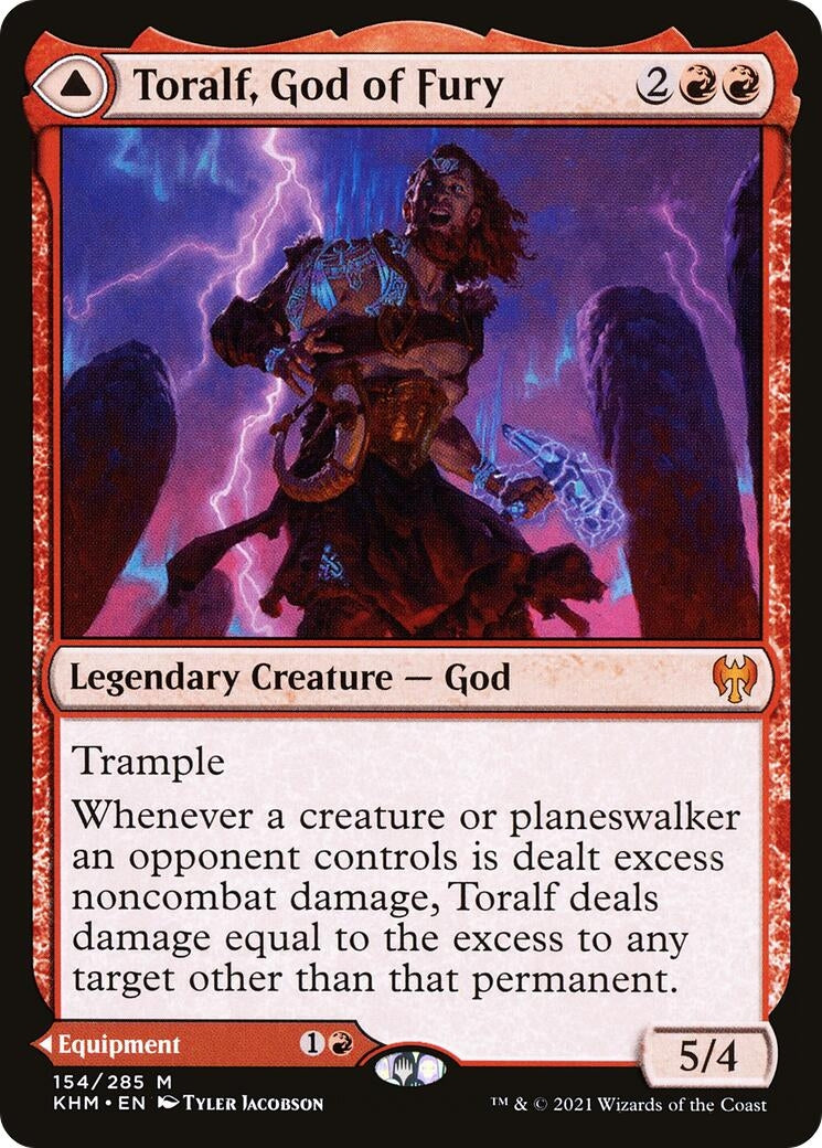 Image for Toralf, God of Fury (154) - Magic: The Gathering