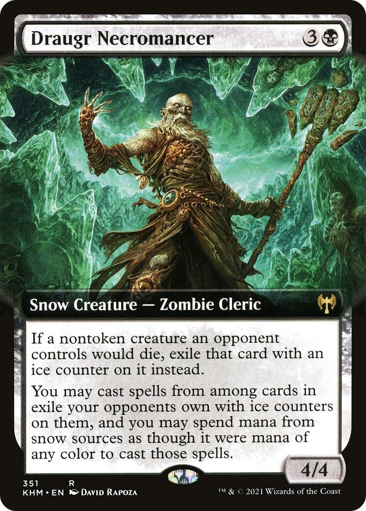 Draugr Necromancer (Extended Art) (351) (Kaldheim)