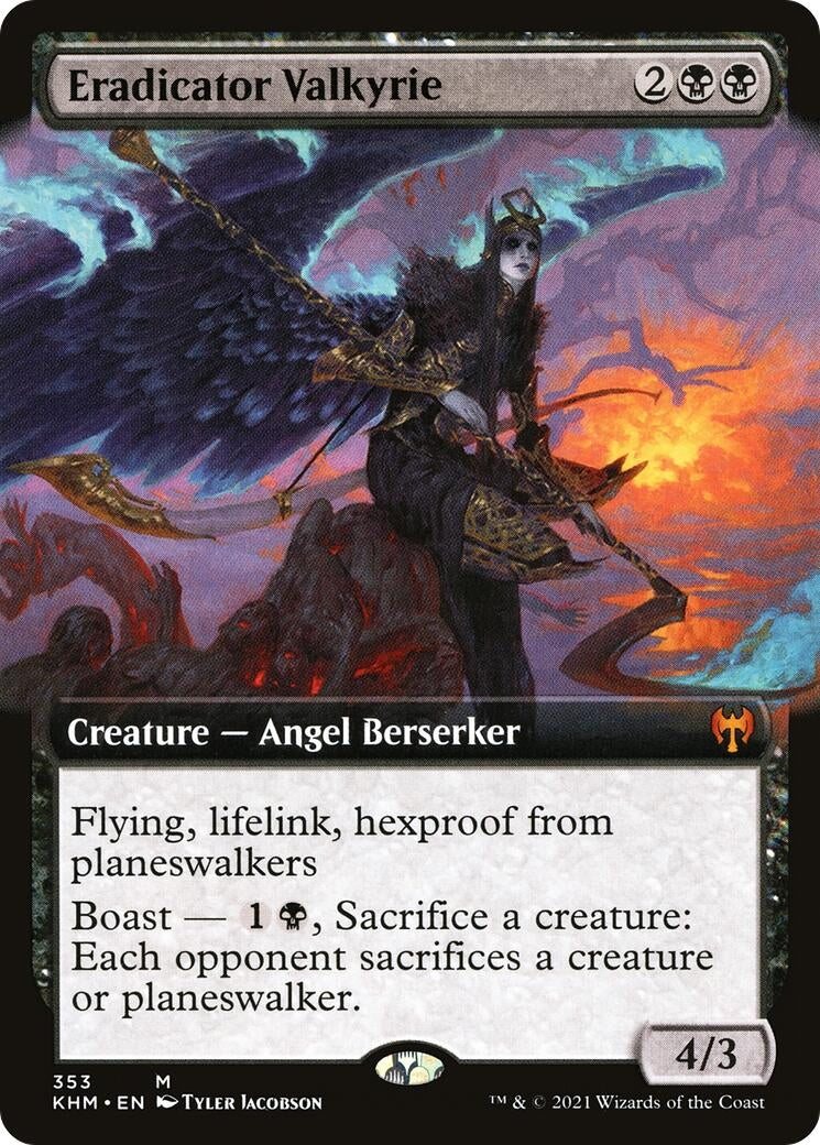 Eradicator Valkyrie (Extended Art) (353) (Kaldheim)